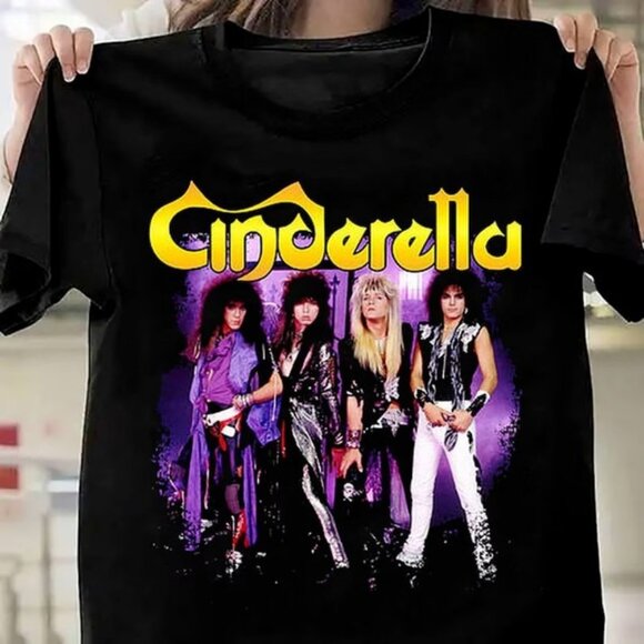 Olin D Tops - Cinderella Band Music 90s Fan Collector Classic Rock Concert Album Graphic 91